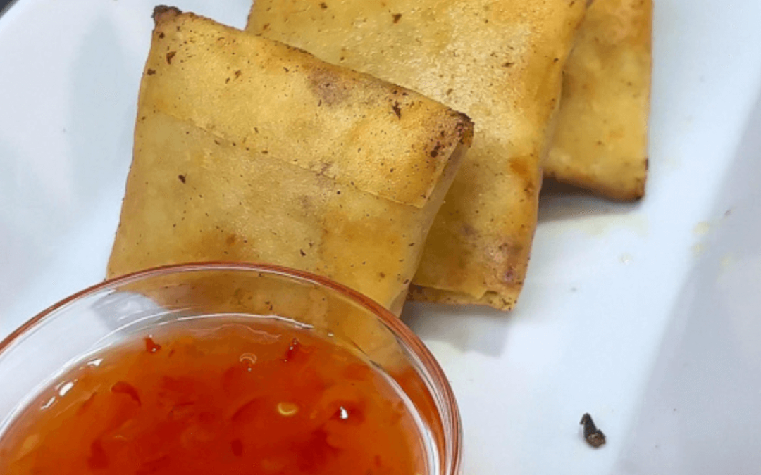 CHICKEN & PICCALILLI SAMOSA SQUARES